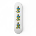 Alpha Tau Omega Colour Crest Skate Boards