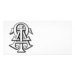 Alpha Tau Omega Interlocked Letters Photo Greeting Card