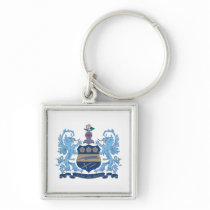 Alpha Xi Delta Crest Colour Key Chain