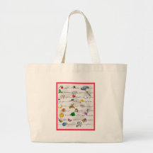 Alphabet A-Z Canvas Bag
