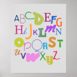 alphabet (bold) posters