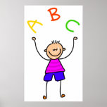 Alphabet Boy Poster