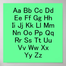 Alphabet Chart Poster