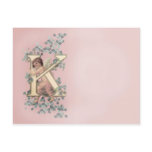 Alphabet Cherub Postcard