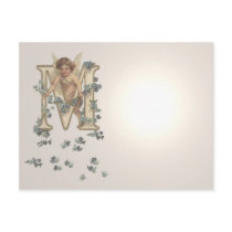 Alphabet Cherub Post Cards