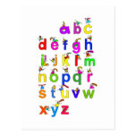 Alphabet Children Postcard