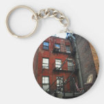 Alphabet City Backyard, East Village, NYC Key Chain