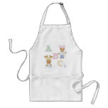 Alphabet Fun Teddy Bears Apron
