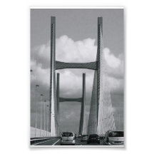 Alphabet Letter Photography H2 Black and White 4x6