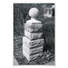 Alphabet Letter Photography I8 Black and White 4x6