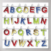 Alphabet Letters (4) Posters