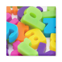 alphabet letters background fridge magnet