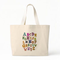 Alphabet Patches Bags