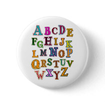 Alphabet Patches Buttons