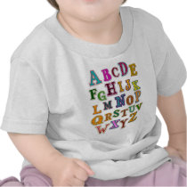 Alphabet Patches Shirts