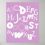 alphabet (pink) print