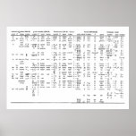 Alphabet Progression Throughout History Chart Posters
