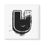 Alphabet Soup - U Fridge Magnets