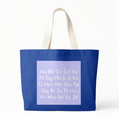 Alphabet Tote Tote Bags by IQkids