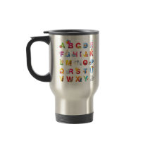 alphabet travel mug