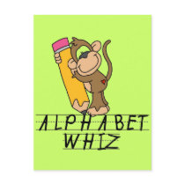 Alphabet Whiz TShirts and Gifts Postcard