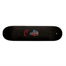 AlphaCo "Serve Yourself" Skateboard.