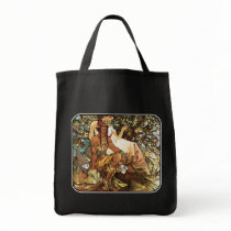 Alphonse (Alfons) Mucha - Art Nouveau - Manhood Tote Bag