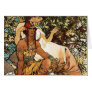 Alphonse (Alfons) Mucha - Art Nouveau - Manhood Card