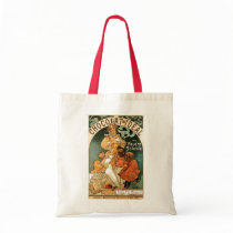 Alphonse (Alfons) Mucha Chocolat Ideal Canvas Bags