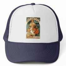 Alphonse (Alfons) Mucha Chocolat Ideal Mesh Hats