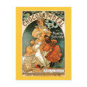 Alphonse (Alfons) Mucha Chocolat Ideal postcards