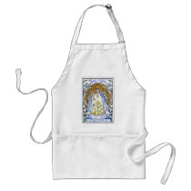 Alphonse (Alfons) Mucha - Savon Notre Dame Apron