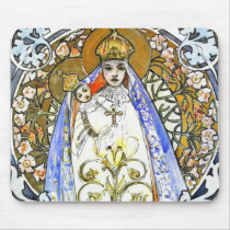 Alphonse (Alfons) Mucha - Savon Notre Dame Mousepad