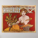 Alphonse ( Alfons ) Mucha ~ Waverley Cycles 1898 posters