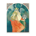 Alphonse Maria Mucha ~ Art Nouveau Post Card