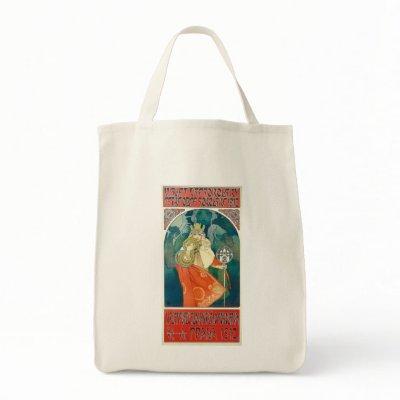 Alphonse Mucha 6th Sokol Festival, 1912 Canvas Bags by ArtNouveauDaz