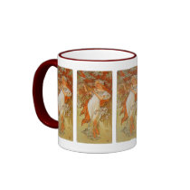 Alphonse Mucha - Art Nouveau - Spring Mug
