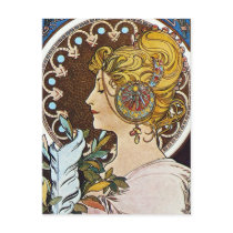 Alphonse Mucha Artwork Postcards