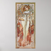 Alphonse Mucha. Automne/Autumn, c.1903 Posters