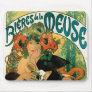 Alphonse Mucha:  Bieres de la Meuse Mouse Pad
