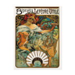 Alphonse Mucha Biscuits LeFevre Utile postcards