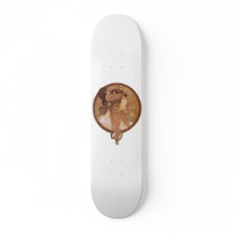 Alphonse Mucha Byzantine Head Deck Skateboard