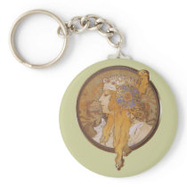 Alphonse Mucha ~ Byzantine Head: The Blonde