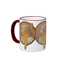 Alphonse Mucha ~ Byzantine Head: The Blonde Coffee Mug