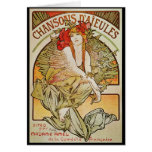 ALPHONSE MUCHA CHANSONS D`AJEULES CARDS