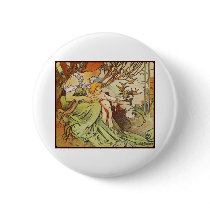 alphonse mucha chocolat mexicain pinback button