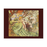 alphonse mucha chocolat mexicain post cards
