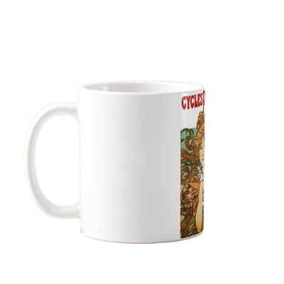 Alphonse Mucha - Cycles Perfecta Coffee Mug by MasterpieceArt