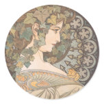 Alphonse Mucha - Erin stickers