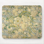 Alphonse Mucha - Flowers Mouse Pads